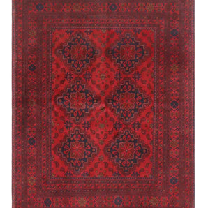 Handknuten Matta Afghan Oriental 240 x 170 cm Nr. 65938 - Orientmattor