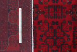 Afghan handknuten oriental rug by Orientmattor, 292x201 cm, featuring intricate traditional patterns and rich colors.