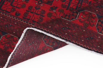 Handwoven Afghan Oriental rug from Orientmattor, 292x201 cm, with intricate traditional patterns and vibrant colors.