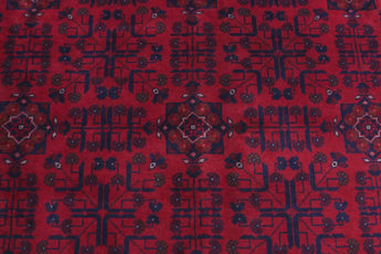 Handknuten Afghan Oriental rug by Orientmattor, 292 x 201 cm, featuring traditional Afghan/Pakistan design and intricate patterns.