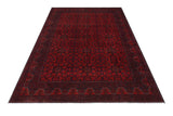 Handknuten Afghan Oriental rug from Orientmattor, 292 x 201 cm, featuring traditional patterns and rich colors.