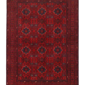 Handknuten Matta Afghan Oriental 295 x 202 cm Nr. 65934 - Orientmattor