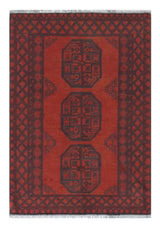 Handknuten Matta Akhche Oriental 142 x 100 cm Nr. 65907 - Orientmattor