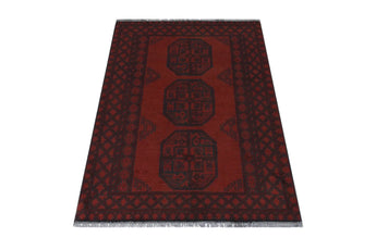 Handknuten Matta Akhche Oriental 142 x 100 cm Nr. 65907 - Orientmattor