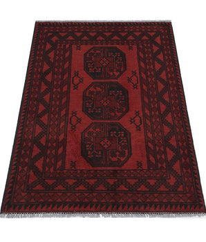 Handknuten Matta Akhche Oriental 143 x 100 cm Nr. 65906 - Orientmattor