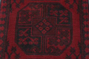 Handknuten Matta Akhche Oriental 144 x 49 cm Nr. 65910 - Orientmattor
