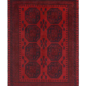 Handknuten Matta Akhche Oriental 167 x 121 cm Nr. 65869 - Orientmattor
