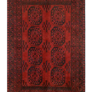 Handknuten Matta Akhche Oriental 186 x 119 cm Nr. 65874 - Orientmattor