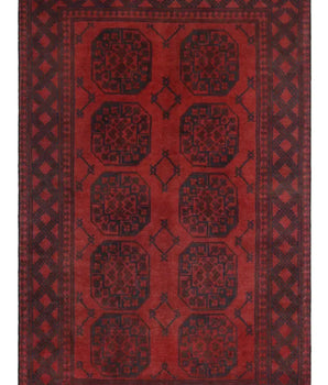 Handknuten Matta Akhche Oriental 187 x 123 cm Nr. 65871 - Orientmattor