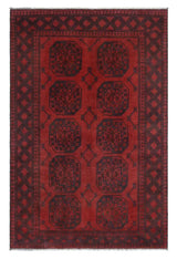 Handknuten Matta Akhche Oriental 187 x 123 cm Nr. 65871 - Orientmattor