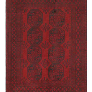 Handknuten Matta Akhche Oriental 189 x 144 cm Nr. 65875 - Orientmattor