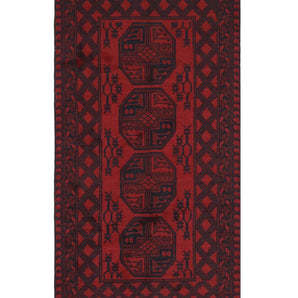 Handknuten Matta Akhche Oriental 191 x 97 cm Nr. 65894 - Orientmattor