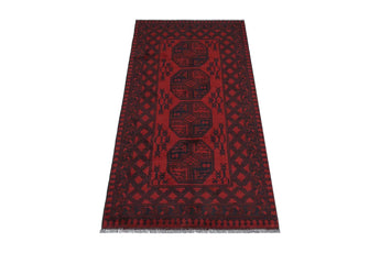 Handknuten Matta Akhche Oriental 191 x 97 cm Nr. 65894 - Orientmattor