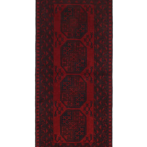 Handknuten Matta Akhche Oriental 192 x 80 cm Nr. 65896 - Orientmattor
