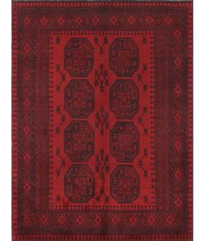 Handknuten Matta Akhche Oriental 193 x 145 cm Nr. 65877 - Orientmattor