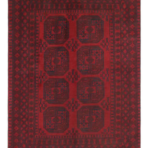 Handknuten Matta Akhche Oriental 193 x 147 cm Nr. 65876 - Orientmattor