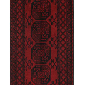 Handknuten Matta Akhche Oriental 194 x 101 cm Nr. 65902 - Orientmattor