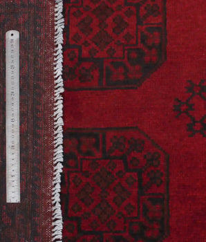 Handwoven Afghan/Pakistan rug by Orientmattor, Akhche Oriental design, 195 x 150 cm with intricate patterns.