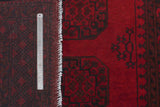 Handwoven Afghan/Pakistan rug by Orientmattor, Akhche Oriental design, 195 x 150 cm with intricate patterns.