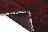 Handknuten Afghan Oriental rug by Orientmattor, 195x150 cm, detailed woven design in warm tones.