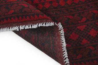 Handknuten Afghan Oriental rug by Orientmattor, 195x150 cm, detailed woven design in warm tones.