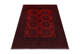 Handwoven Afghan/Pakistan rug by Orientmattor, 195x150 cm, featuring intricate traditional patterns and rich colors.