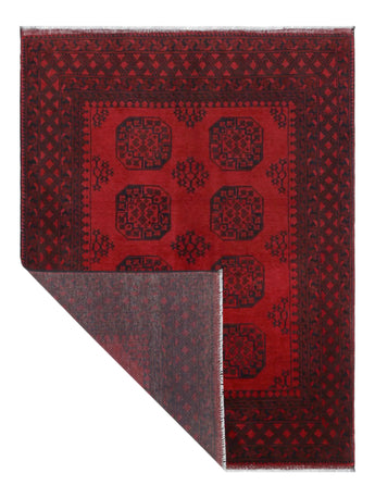 Handknuten Afghan Oriental matta from Orientmattor, 195 x 150 cm, featuring intricate traditional patterns and rich weaving.