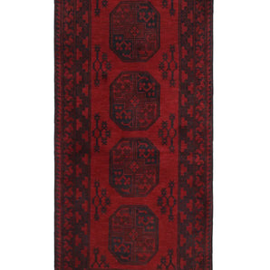 Handknuten Matta Akhche Oriental 195 x 80 cm Nr. 65897 - Orientmattor
