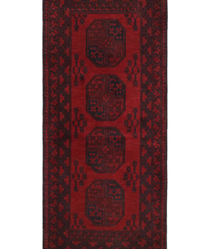 Handknuten Matta Akhche Oriental 195 x 80 cm Nr. 65897 - Orientmattor