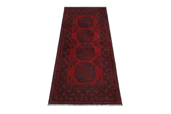 Handknuten Matta Akhche Oriental 195 x 80 cm Nr. 65897 - Orientmattor