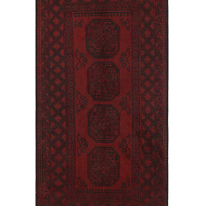 Handknuten Matta Akhche Oriental 195 x 98 cm Nr. 65901 - Orientmattor
