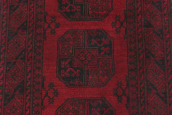 Handknuten Akhche matta, oriental style, 286 x 82 cm, featuring intricate patterns and rich colors from Orientmattor.