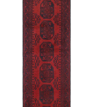 Handknuten Matta Akhche Oriental 290 x 76 cm Nr. 65892 - Orientmattor
