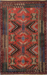 Orientmattor Baluch 64789 classic carpet with intricate traditional patterns, featuring rich colors and detailed craftsmanship.