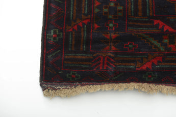 Orientmattor Baluch 64804 classic carpet with intricate geometric patterns in warm earthy tones.