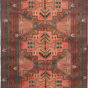 Orientmattor Baluch 64813 classic carpet featuring intricate traditional patterns and rich colors, displayed on a neutral background.
