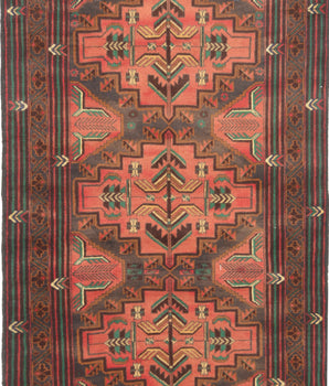 Orientmattor Baluch 64813 classic carpet featuring intricate traditional patterns and rich colors, displayed on a neutral background.