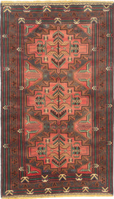 Orientmattor Baluch 64813 classic carpet featuring intricate traditional patterns and rich colors, displayed on a neutral background.