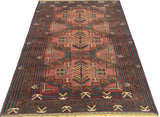 Orientmattor Baluch 64813 classic carpet featuring intricate traditional patterns and rich colors on a woven textile background.