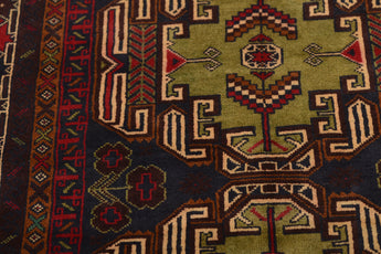 Orientmattor Baluch 64815 classic carpet featuring intricate traditional patterns in rich, warm colors.