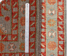 Handwoven Abshar Oriental rug by Orientmattor, 290x82 cm, featuring intricate classic carpet design and rich, detailed patterns.