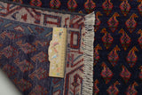 Handknuten Arak Oriental rug by Orientmattor, classic carpet in beige and red tones, measuring 306 x 85 cm.