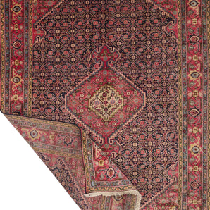 Orientmattor Ardebil Persian handknuten matta, 284x190 cm, intricate classic carpet with detailed patterns and rich colors.