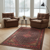 Handknuten Ardebil Persian rug by Orientmattor, 284x190 cm, with intricate traditional patterns and rich colors.