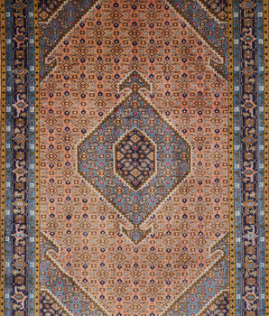 Handknuten Ardebil Persian carpet by Orientmattor, classic 290x193 cm with intricate patterns and rich colors.