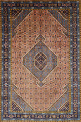 Handknuten Ardebil Persian carpet by Orientmattor, classic 290x193 cm with intricate patterns and rich colors.