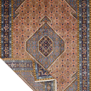Handwoven Ardebil Persian rug by Orientmattor, classic carpet with intricate patterns, size 290 x 193 cm, traditional design.