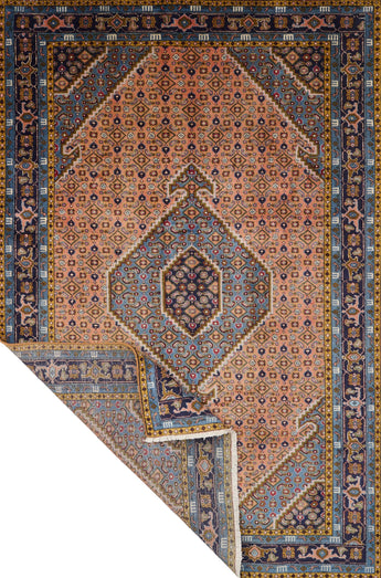 Handwoven Ardebil Persian rug by Orientmattor, classic carpet with intricate patterns, size 290 x 193 cm, traditional design.