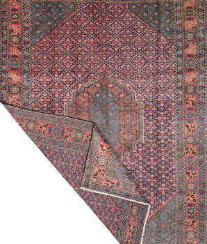 Handknuten Ardebil Persian carpet, classic Oriental rug, 307 x 214 cm with intricate patterns and rich colors.