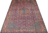 Handwoven Ardebil Persian rug by Orientmattor, classic 307x214 cm carpet with intricate traditional patterns.